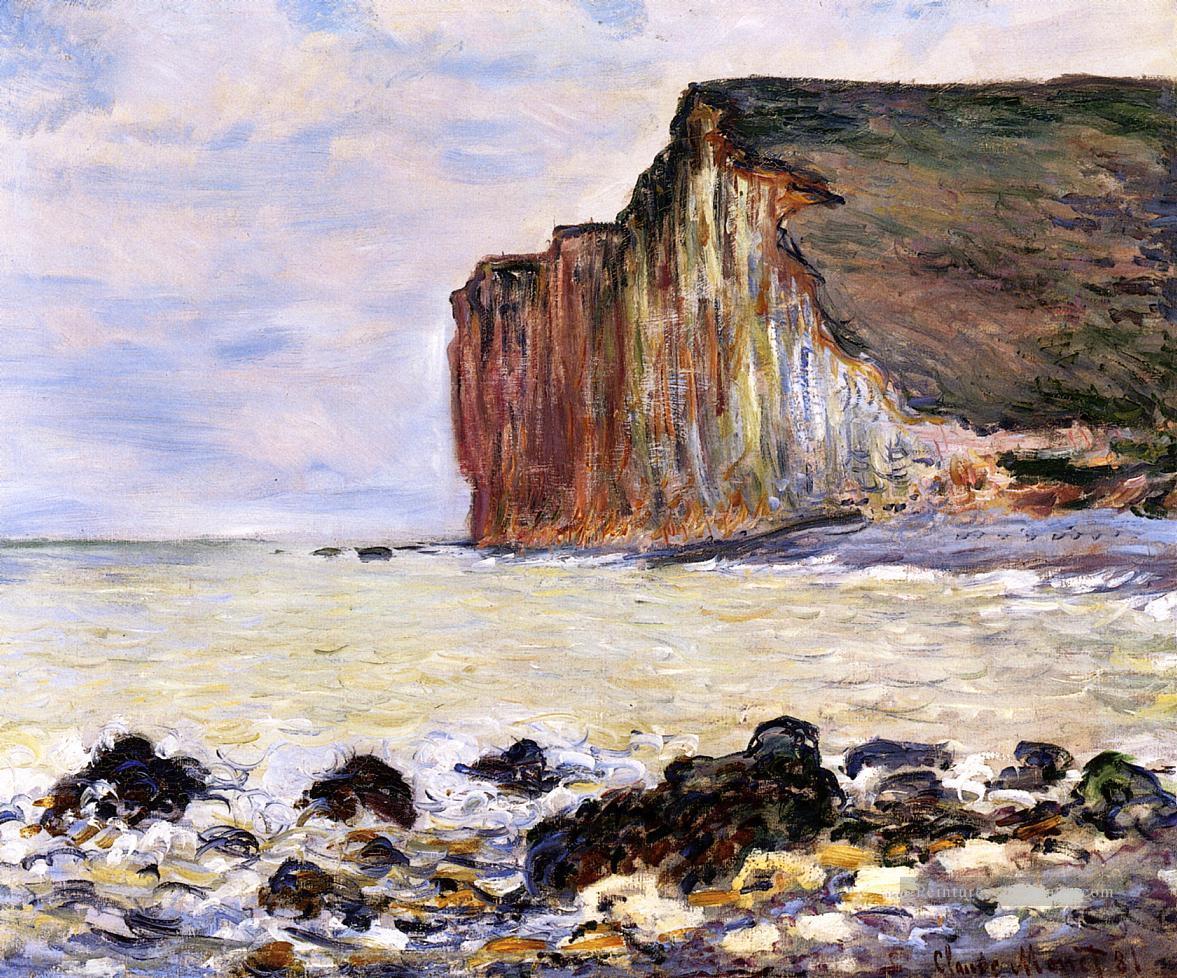 Falaises des Petites Dalles Plage de Claude Monet Peintures à l'huile